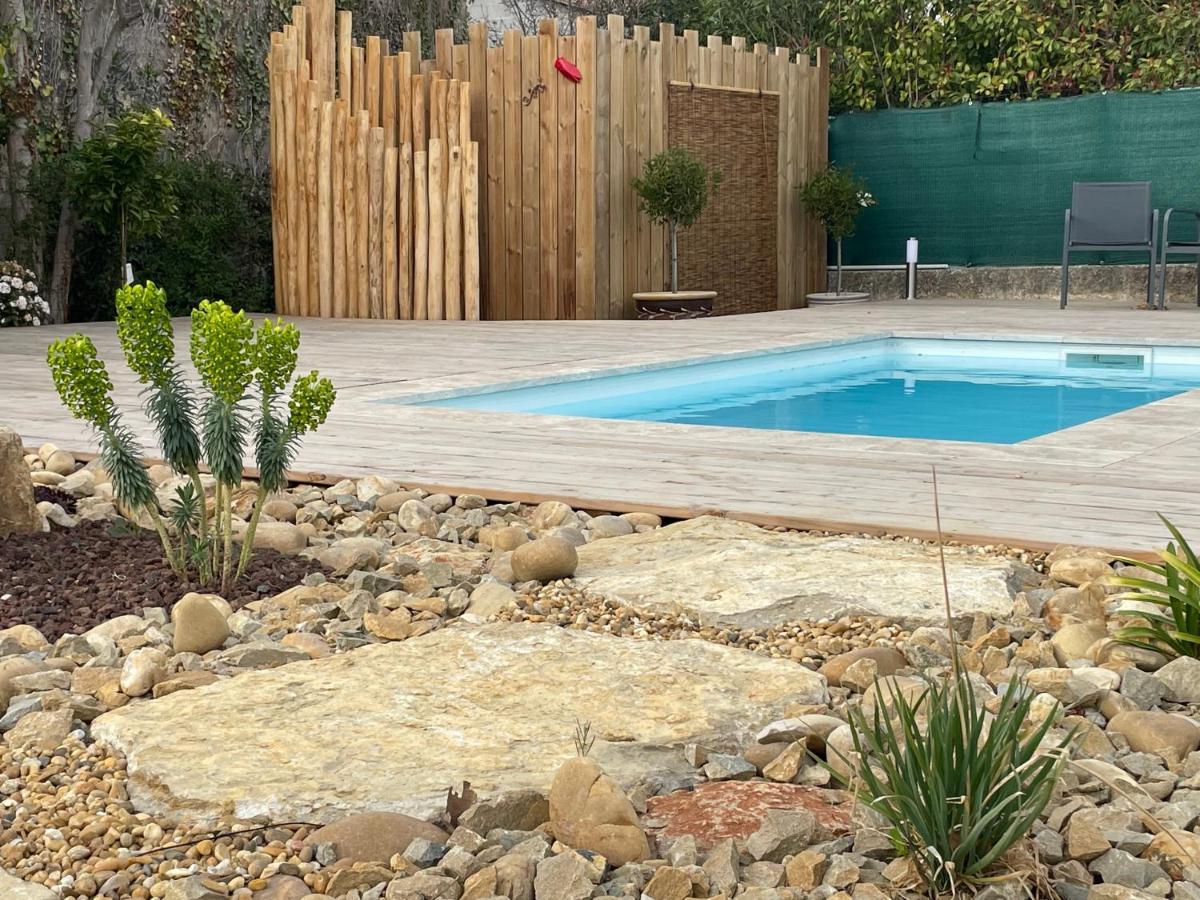 Vila Mas Provencale Jardin Piscine Saint-Cyr-sur-Mer Exteriér fotografie