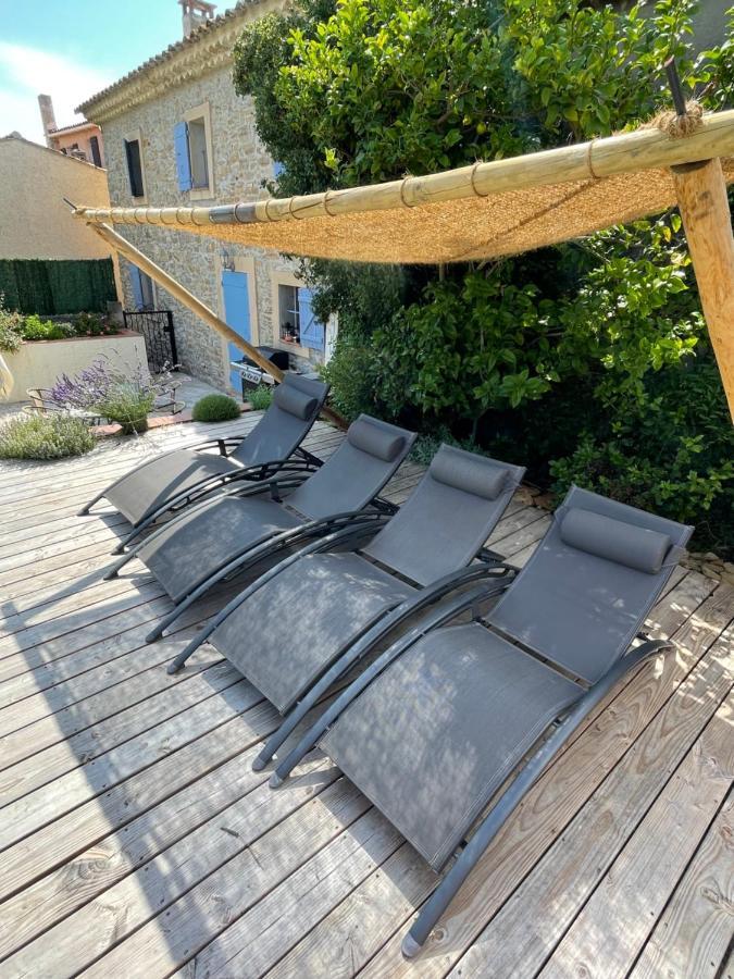 Vila Mas Provencale Jardin Piscine Saint-Cyr-sur-Mer Exteriér fotografie
